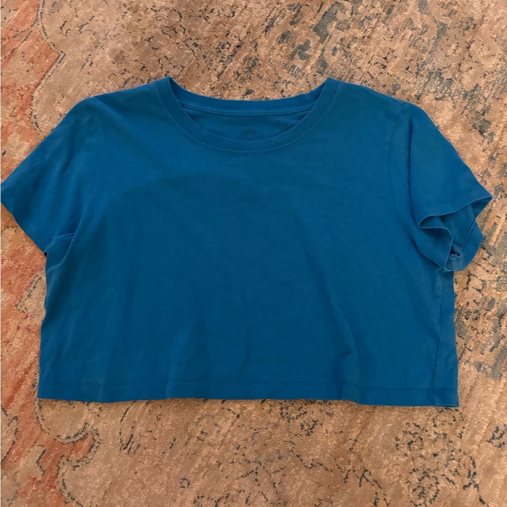 Blue Women's Crop Top